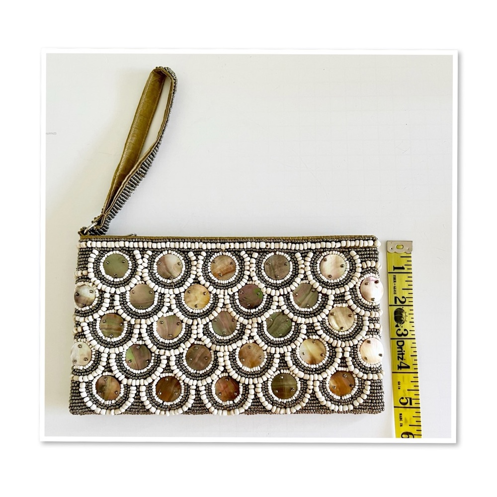 Shell Beaded Clutch - Picture 8 of 13